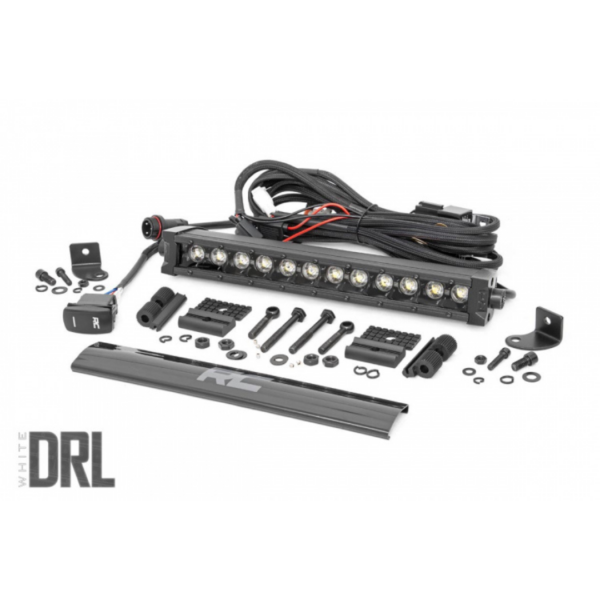 RC - BLACK SERIES LED LIGHT BAR COOL WHITE  DRL 12 INCH SINGLE ROW