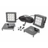 RC - CHROME SERIES LED LIGHT PAIR / 4 INCH / SQUARE WHITE DRL
