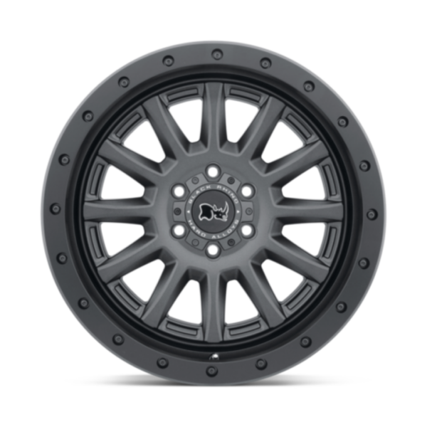 BLACK RHINO DUGGER 17X8.5 5X150 110 GUN-BLK +10 - 1785DGR105150M10 - Imagen 2