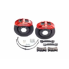 POWERBRAKE X-LINE FRONT STAGE 1 RED/ 6 PISTON CALIPER/ TOYOTA HILUX 8TH GEN - TOY2103RED - Imagen 2