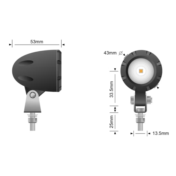 Stedi - MC5 LED Motorcycle Day Time Running Light (DRL) - Imagen 4
