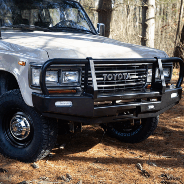 CLASSIC BLACK BULL BAR TOYOTA LANDCRUISER 60 SERIES 1980-1 - BU59-3567 - Imagen 2