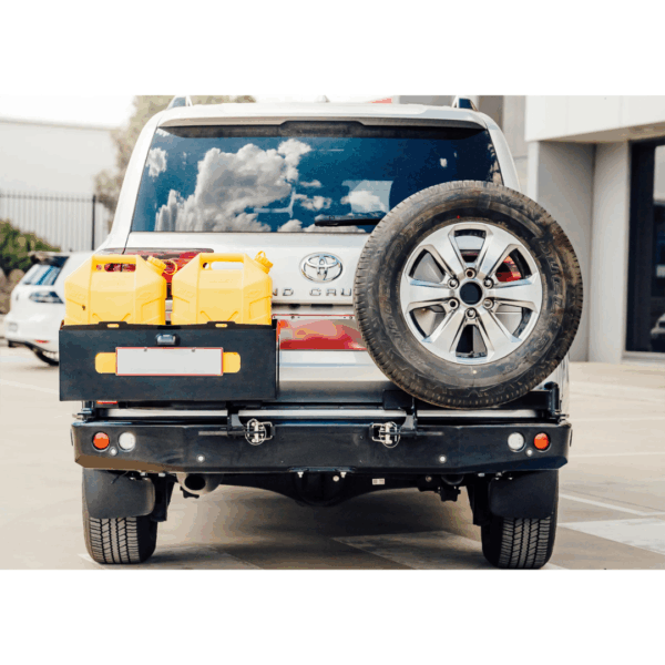 REAR BAR LC 300 SERIES WITH JERRY CAN HOLDER AND SINGLE TIRE CARRIER – BW80-4145 - Imagen 2