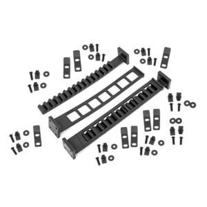 ROUGH COUNTRY - RUBBER MOLLE PANEL CLAMP KIT UNIVERSAL | Up to 15" | 2-CLAMP SETS - 99066