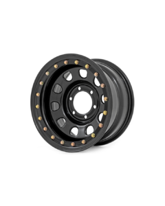 RC - STEEL WHEEL SIMULATED BEA LOCK BLACK 17X9 6X139.7 4.25BORE ET-12 - RC51-7655SL